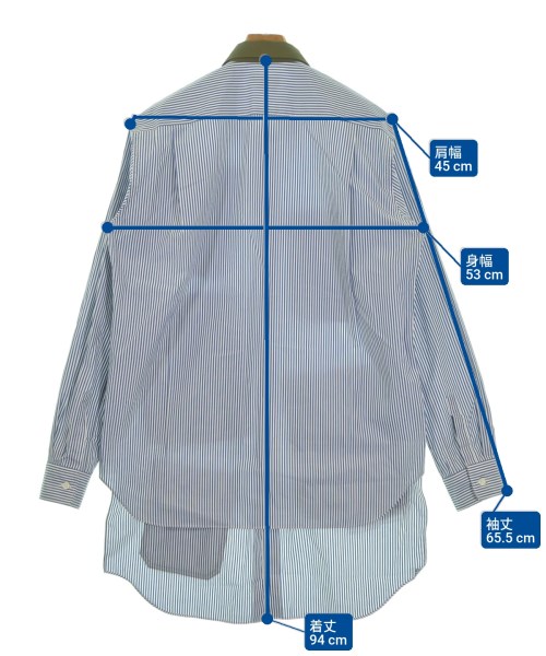 COMME des GARCONS HOMME PLUS（コムデギャルソンオムプリュス）カジュアルシャツ 青 サイズ:M メンズ/2200675275026
