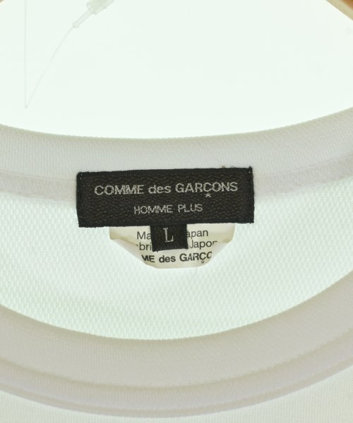 COMME des GARCONS HOMME PLUS（コムデギャルソンオムプリュス）Tシャツ・カットソー 白 サイズ:L メンズ/2200675561020