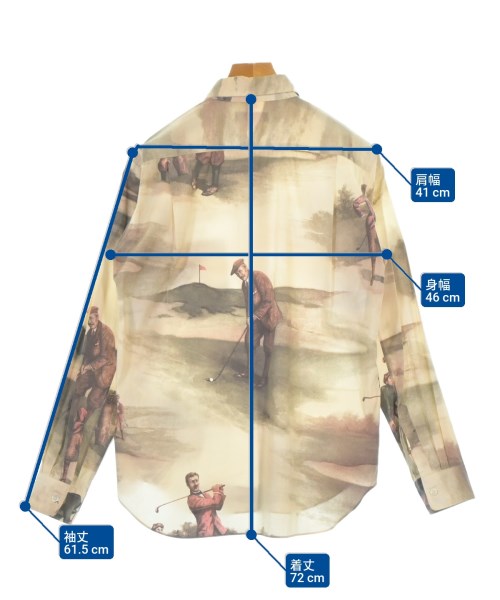 COMME des GARCONS HOMME PLUS（コムデギャルソンオムプリュス）カジュアルシャツ ベージュ サイズ:XS メンズ/2200675584029