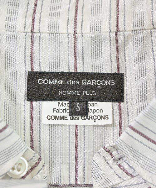 COMME des GARCONS HOMME PLUS（コムデギャルソンオムプリュス）カジュアルシャツ 白 サイズ:S メンズ/2200675584036