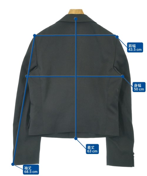 COMME des GARCONS HOMME PLUS（コムデギャルソンオムプリュス）カジュアルジャケット 黒 サイズ:M メンズ/2200675588041