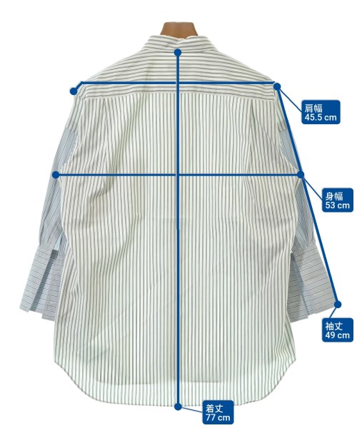 COMME des GARCONS HOMME PLUS（コムデギャルソンオムプリュス）カジュアルシャツ 白 サイズ:M メンズ/2200669227086