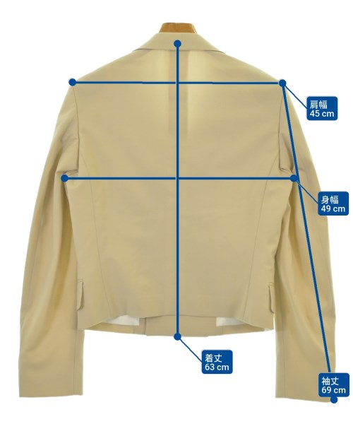 COMME des GARCONS HOMME PLUS（コムデギャルソンオムプリュス）テーラードジャケット ベージュ サイズ:XS メンズ/2200676303018