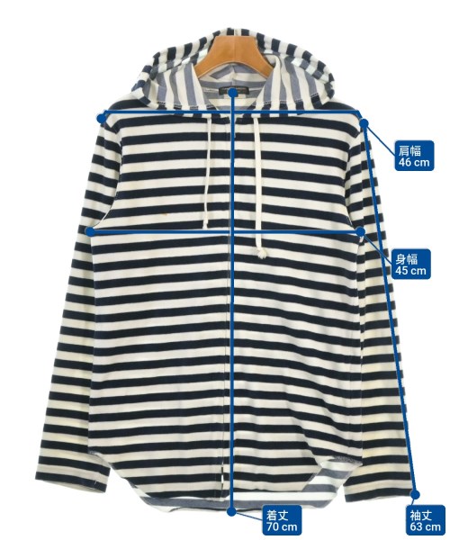 COMME des GARCONS HOMME PLUS（コムデギャルソンオムプリュス）パーカー 白 サイズ:S メンズ/2200676347036