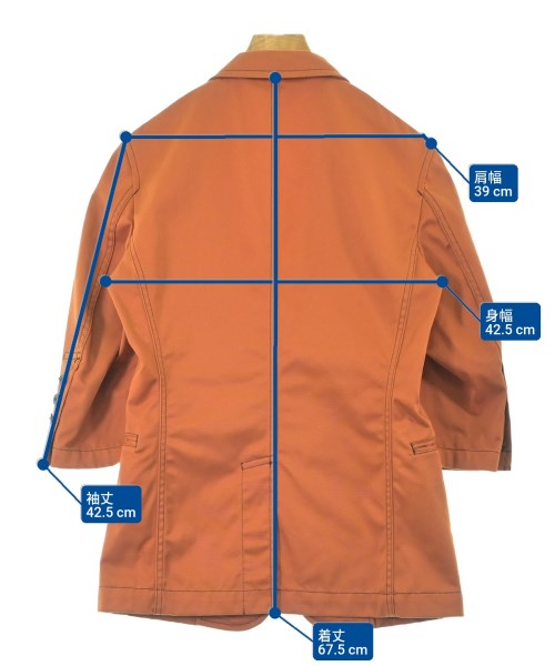 COMME des GARCONS HOMME PLUS（コムデギャルソンオムプリュス）カジュアルジャケット オレンジ サイズ:XS メンズ/2200672219023