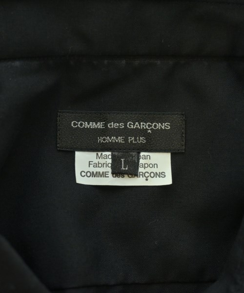 COMME des GARCONS HOMME PLUS（コムデギャルソンオムプリュス）カジュアルシャツ 黒 サイズ:L メンズ/2200677131047