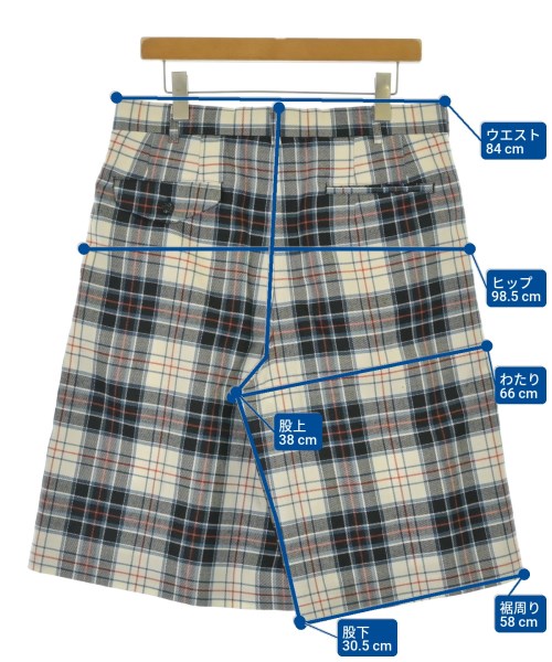 COMME des GARCONS HOMME PLUS（コムデギャルソンオムプリュス）ショートパンツ 白 サイズ:M メンズ/2200677766058
