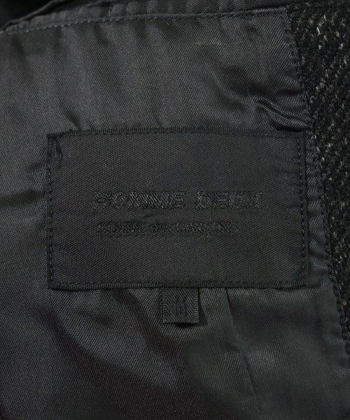 COMME des GARCONS HOMME PLUS（コムデギャルソンオムプリュス）カジュアルジャケット 黒 サイズ:M メンズ/2200678041024