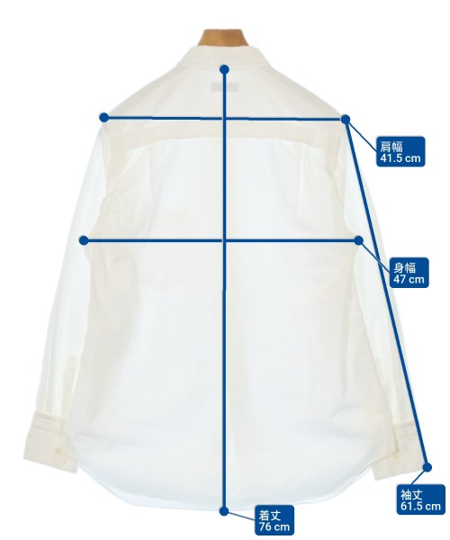 COMME des GARCONS HOMME PLUS（コムデギャルソンオムプリュス）カジュアルシャツ 白 サイズ:-(S位) メンズ/2200674380172
