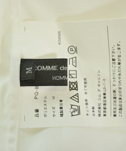 COMME des GARCONS HOMME PLUS（コムデギャルソンオムプリュス）カジュアルシャツ 白 サイズ:M メンズ/2200678880029