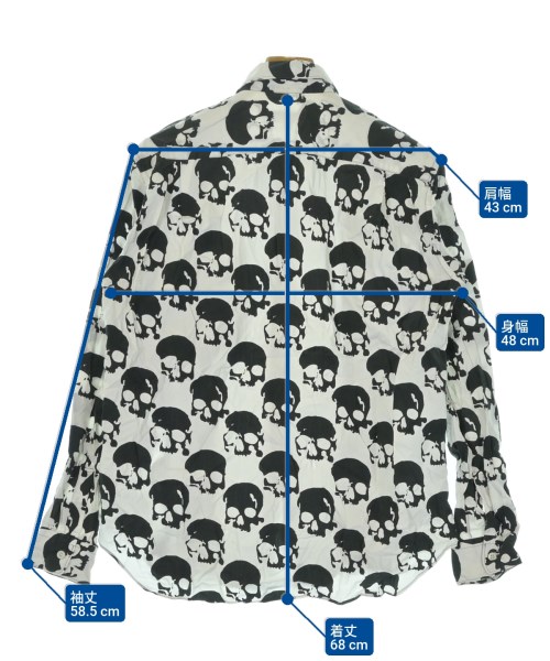 COMME des GARCONS HOMME PLUS（コムデギャルソンオムプリュス）カジュアルシャツ 白 サイズ:S メンズ/2200677145167