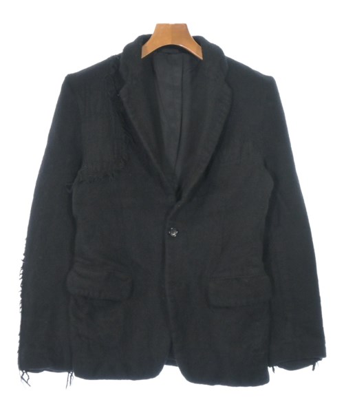 COMME des GARCONS HOMME PLUS(コムデギャルソンオムプリュス)カジュアルジャケット 黒 サイズ:SS/2200692938416