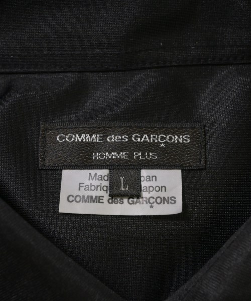 COMME des GARCONS HOMME PLUS（コムデギャルソンオムプリュス）カジュアルシャツ 黒 サイズ:L メンズ/2200694187034
