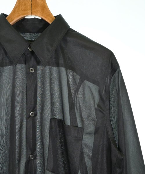 COMME des GARCONS HOMME PLUS（コムデギャルソンオムプリュス）カジュアルシャツ 黒 サイズ:L メンズ/2200694187034