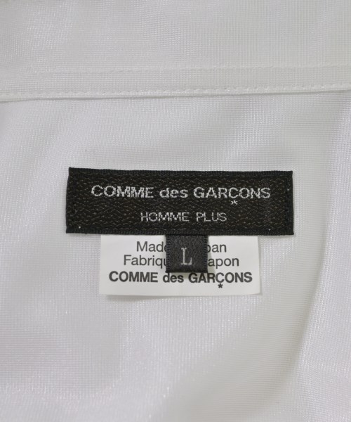 COMME des GARCONS HOMME PLUS（コムデギャルソンオムプリュス）カジュアルシャツ 白 サイズ:L メンズ/2200694187041