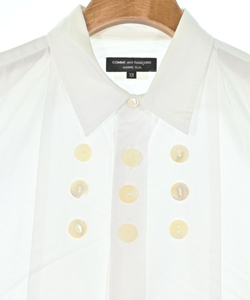 COMME des GARCONS HOMME PLUS（コムデギャルソンオムプリュス）カジュアルシャツ 白 サイズ:XS メンズ/2200616707098