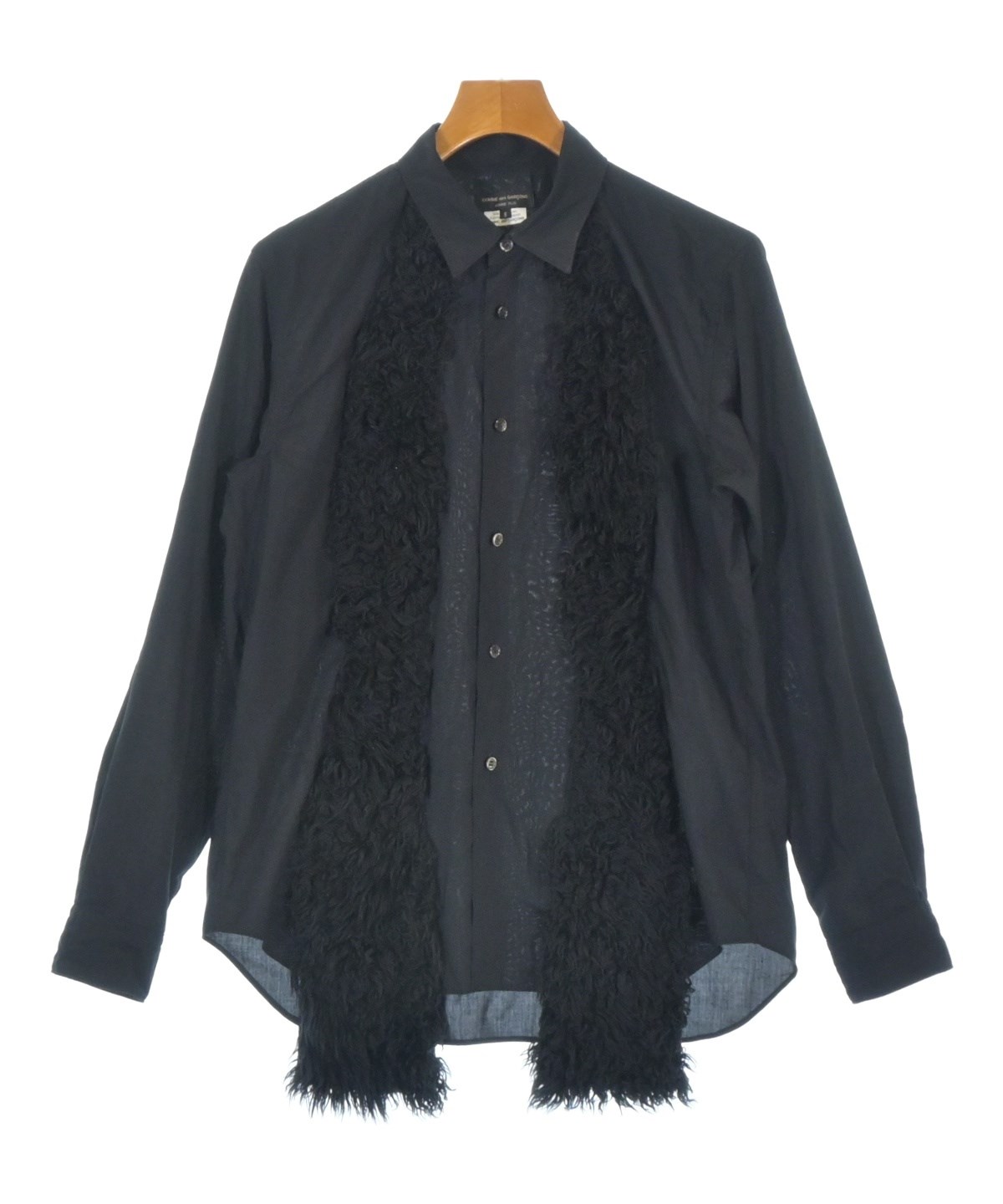 【COMMEdeaGARCONS HOMME PLUS 】ブラック　シャツ COMME des GARCONS HOMME PLUS（コムデギャルソンオムプリュス
