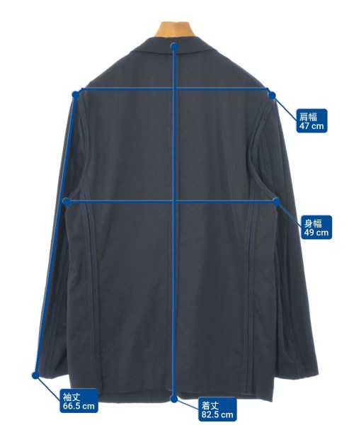 COMME des GARCONS HOMME PLUS（コムデギャルソンオムプリュス）カジュアルジャケット 黒 サイズ:M メンズ/2200697201058