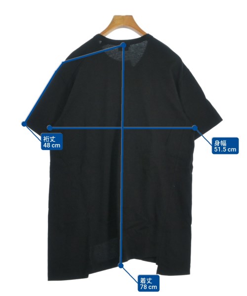 COMME des GARCONS HOMME PLUS（コムデギャルソンオムプリュス）Tシャツ・カットソー 黒 サイズ:L メンズ/2200698234031