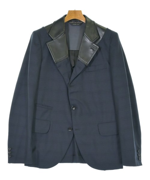 COMME des GARCONS HOMME PLUS(コムデギャルソンオムプリュス)テーラードジャケット 紺 サイズ:S/2200694620067