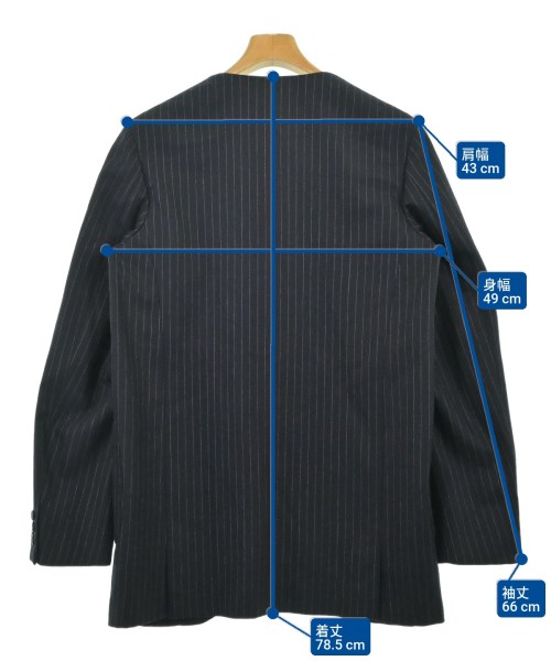 COMME des GARCONS HOMME PLUS（コムデギャルソンオムプリュス）ジャケット 黒 サイズ:S メンズ/2200699180023