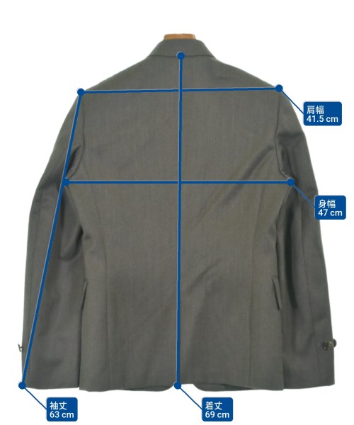 COMME des GARCONS HOMME PLUS（コムデギャルソンオムプリュス）カジュアルジャケット 緑 サイズ:XS メンズ/2200699931014