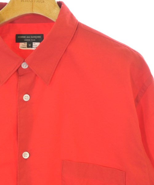 COMME des GARCONS HOMME PLUS（コムデギャルソンオムプリュス）カジュアルシャツ 赤 サイズ:M メンズ/2200701341022