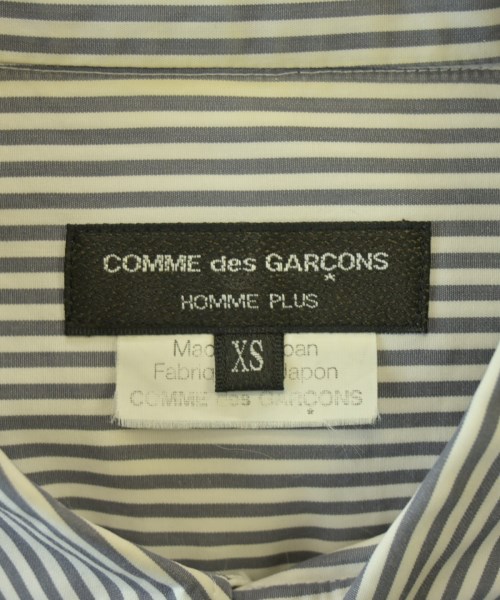 COMME des GARCONS HOMME PLUS（コムデギャルソンオムプリュス）カジュアルシャツ グレー サイズ:XS メンズ/2200701383091