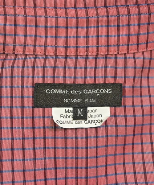 COMME des GARCONS HOMME PLUS（コムデギャルソンオムプリュス）カジュアルシャツ 赤 サイズ:M メンズ/2200701961053
