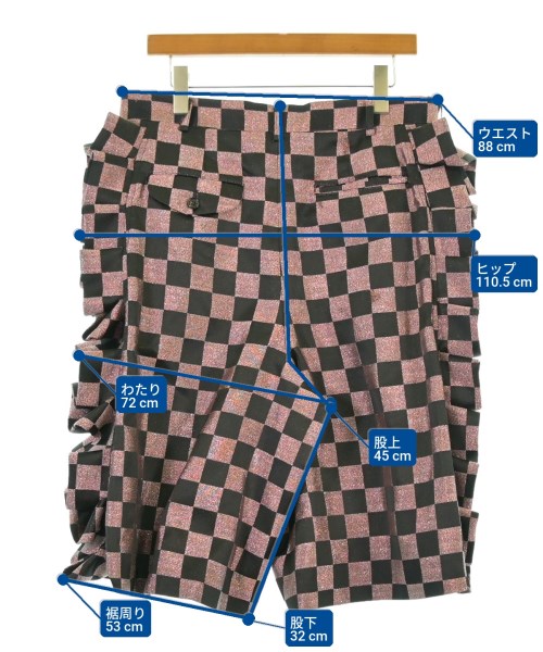 COMME des GARCONS HOMME PLUS（コムデギャルソンオムプリュス）ショートパンツ ピンク サイズ:M メンズ/2200655389019