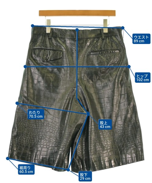 COMME des GARCONS HOMME PLUS（コムデギャルソンオムプリュス）ショートパンツ 黒 サイズ:S メンズ/2200655389026