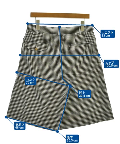 COMME des GARCONS HOMME PLUS（コムデギャルソンオムプリュス）ショートパンツ 黒 サイズ:S メンズ/2200649167159