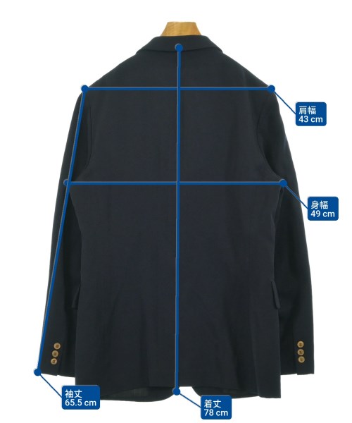 COMME des GARCONS HOMME PLUS（コムデギャルソンオムプリュス）テーラードジャケット 紺 サイズ:M メンズ/2200656316069