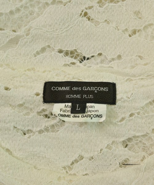 COMME des GARCONS HOMME PLUS（コムデギャルソンオムプリュス）Tシャツ・カットソー 白 サイズ:L メンズ/2200656376032