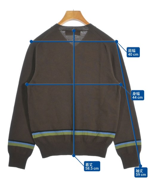 COMME des GARCONS HOMME PLUS（コムデギャルソンオムプリュス）ニット・セーター 茶 サイズ:F メンズ/2200656521012
