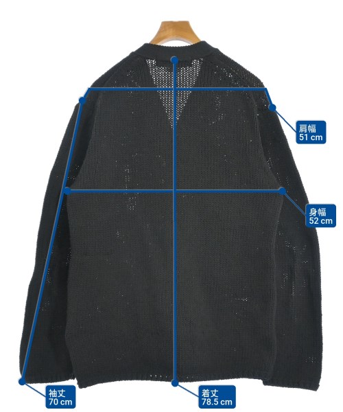 COMME des GARCONS HOMME PLUS（コムデギャルソンオムプリュス）カーディガン 黒 サイズ:L メンズ/2200656785025