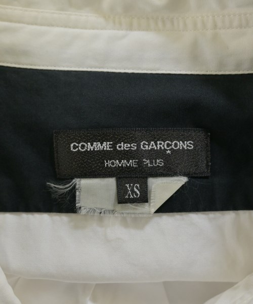 COMME des GARCONS HOMME PLUS（コムデギャルソンオムプリュス）カジュアルシャツ 白 サイズ:XS メンズ/2200657345051