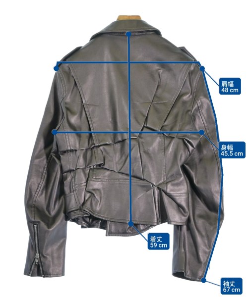 COMME des GARCONS HOMME PLUS（コムデギャルソンオムプリュス）ライダース グレー サイズ:S メンズ/2200657891107