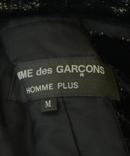 COMME des GARCONS HOMME PLUS（コムデギャルソンオムプリュス）カジュアルジャケット 黒 サイズ:M メンズ/2200659009029