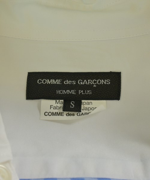 COMME des GARCONS HOMME PLUS（コムデギャルソンオムプリュス）カジュアルシャツ 白 サイズ:S メンズ/2200638308020