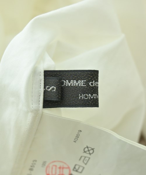 COMME des GARCONS HOMME PLUS（コムデギャルソンオムプリュス）カジュアルシャツ 白 サイズ:S メンズ/2200656916108
