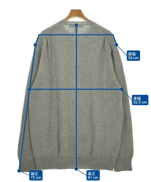 COMME des GARCONS SHIRT（コムデギャルソンシャツ）ニット・セーター グレー サイズ:M メンズ/2200657172046