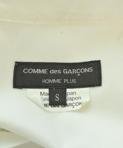 COMME des GARCONS HOMME PLUS（コムデギャルソンオムプリュス）カジュアルシャツ 白 サイズ:S メンズ/2200660805023