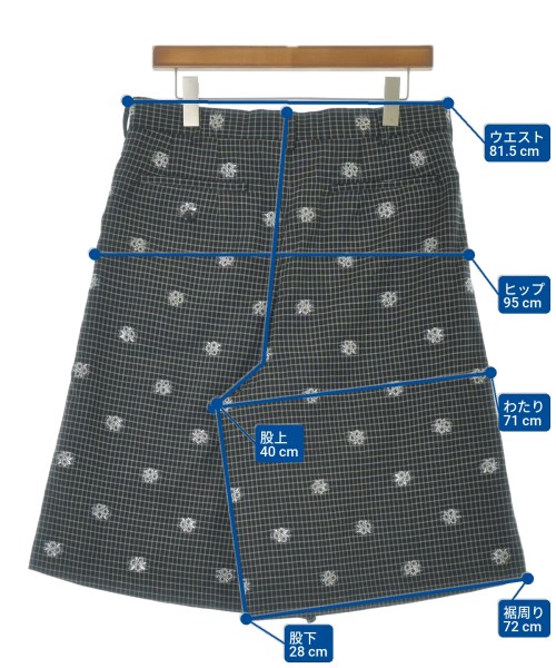 COMME des GARCONS HOMME PLUS（コムデギャルソンオムプリュス）ショートパンツ 黒 サイズ:M メンズ/2200660816012