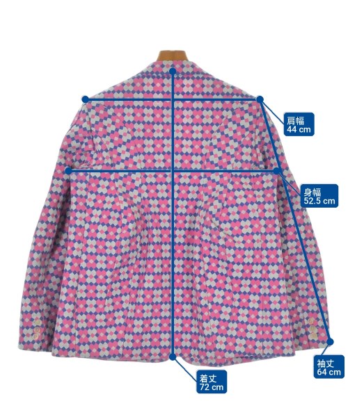 COMME des GARCONS HOMME PLUS（コムデギャルソンオムプリュス）ジャケット ピンク サイズ:S メンズ/2200711143029