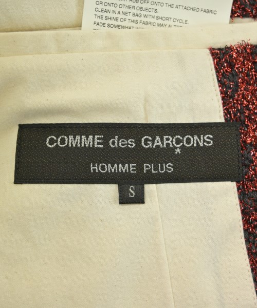 COMME des GARCONS HOMME PLUS（コムデギャルソンオムプリュス）カジュアルジャケット 赤 サイズ:S メンズ/2200711225015