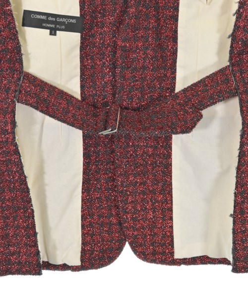 COMME des GARCONS HOMME PLUS（コムデギャルソンオムプリュス）カジュアルジャケット 赤 サイズ:S メンズ/2200711225015
