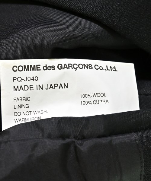 COMME des GARCONS HOMME PLUS（コムデギャルソンオムプリュス）その他 黒 サイズ:XS メンズ/2200711517011