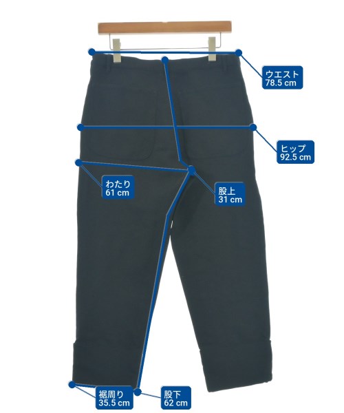 COMME des GARCONS HOMME PLUS（コムデギャルソンオムプリュス）クロップドパンツ 黒 サイズ:M メンズ/2200708890011