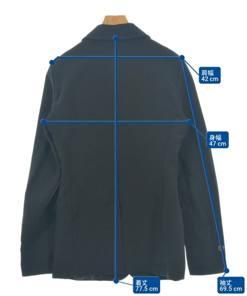 COMME des GARCONS HOMME PLUS（コムデギャルソンオムプリュス）ジャケット 黒 サイズ:M メンズ/2200708890066